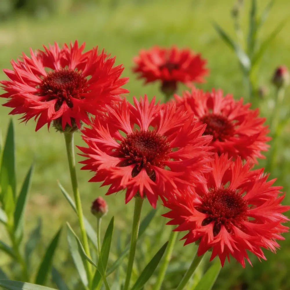 Red Cornflower Seeds - Verdseeds