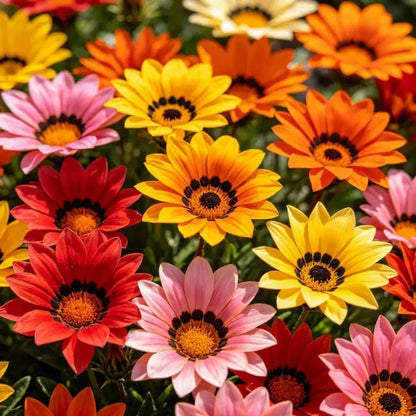 Dwarf Mixed Color Gazania Seeds - Verdseeds