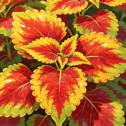 Lace Red Heart Coleus Seeds - Verdseeds