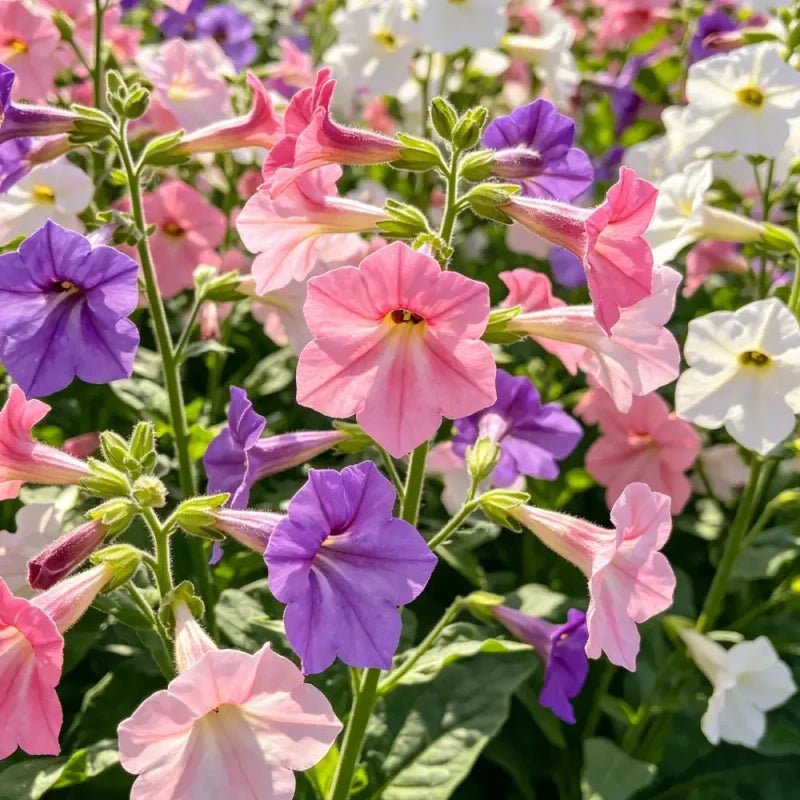Mixed Color Flowering Tobacco (Nicotiana alata) Seeds - Verdseeds
