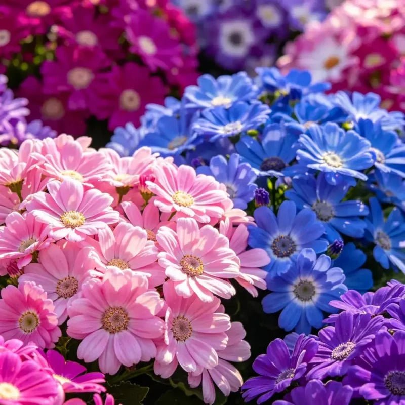 Mixed Color Large - Flowered Cineraria Seeds - Verdseeds