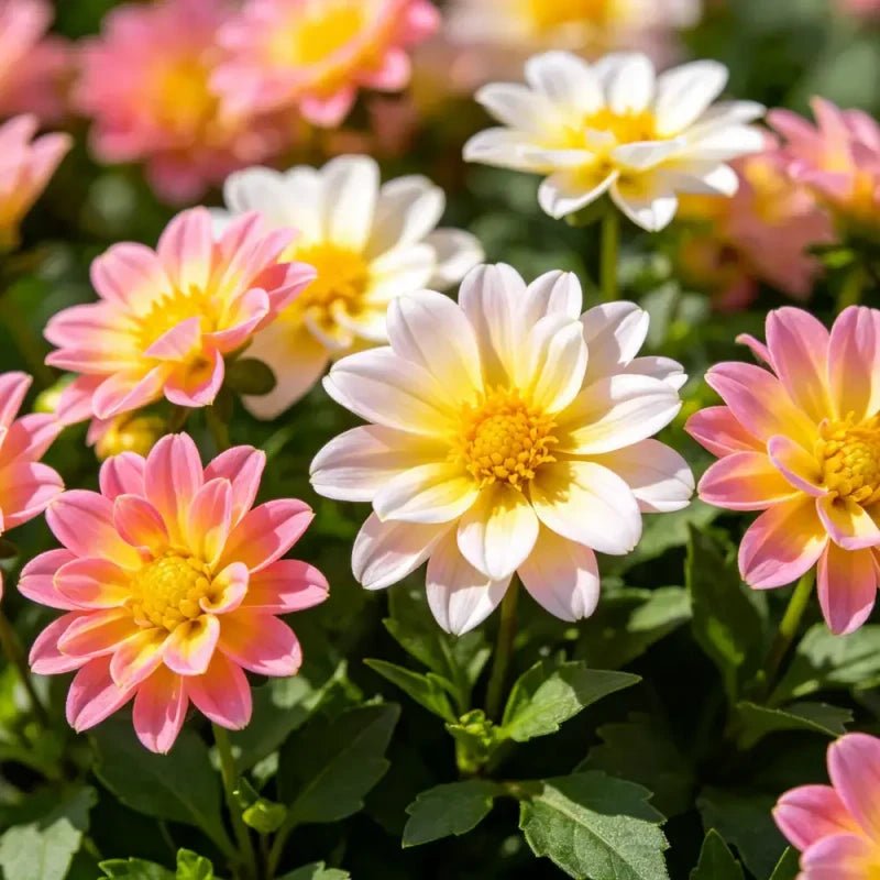 Mixed Color Mini Dahlia Seeds - Verdseeds