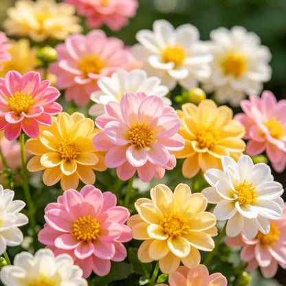 Mixed Color Mini Dahlia Seeds - Verdseeds