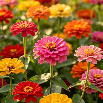 Mixed Color Zinnia Seeds - Verdseeds