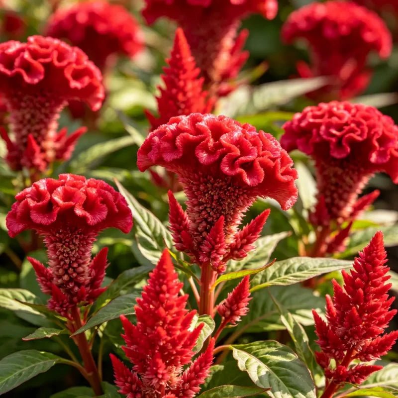 Multi Headed Red Cockscomb Seeds - Verdseeds
