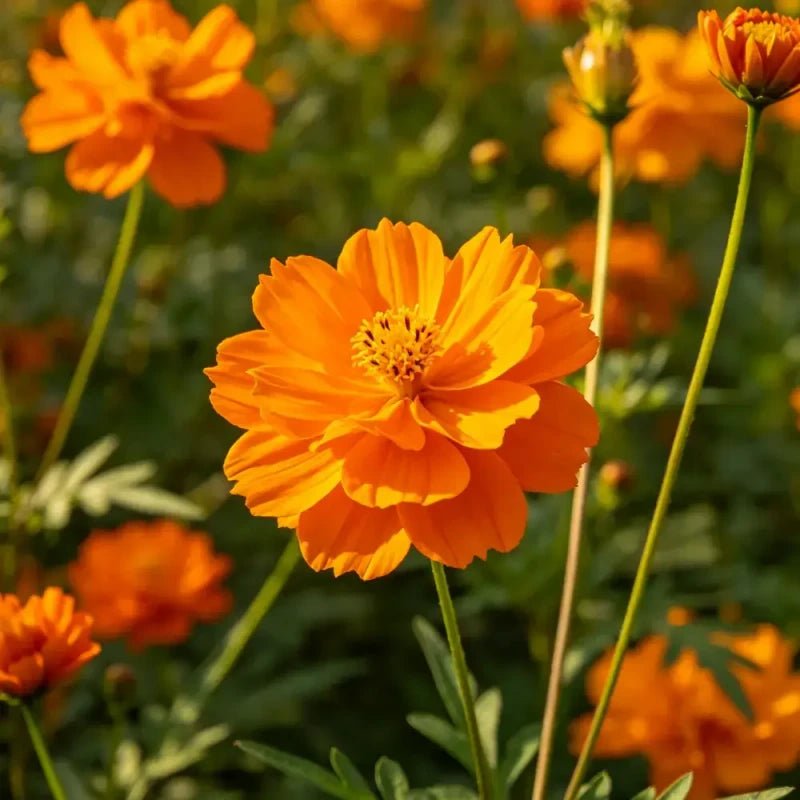 Orange Double Petals Sulfur Cosmos Seeds - Verdseeds