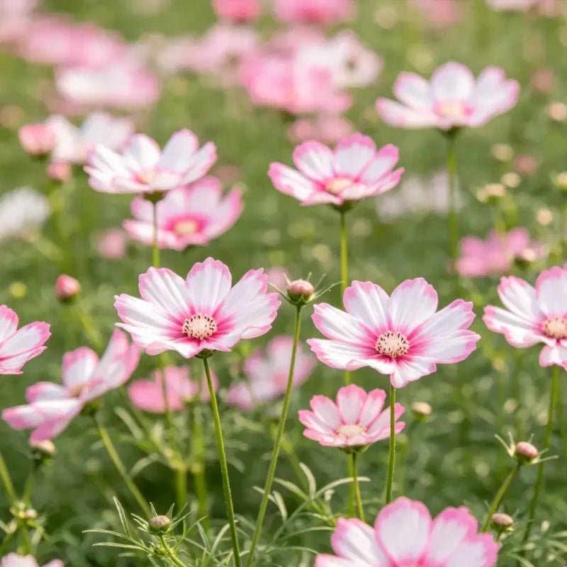 Pink and white border Cosmos Seeds - Verdseeds