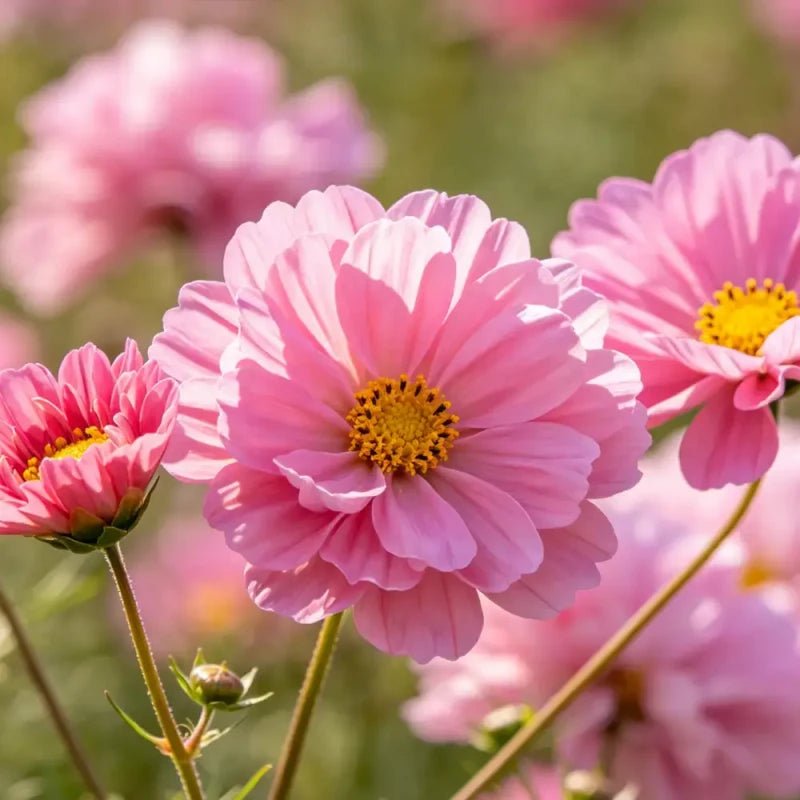 Pink double petaled Cosmos Seeds - Verdseeds