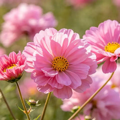 Pink double petaled Cosmos Seeds - Verdseeds