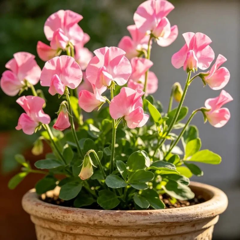 Pink Potted Sweet Pea - Verdseeds