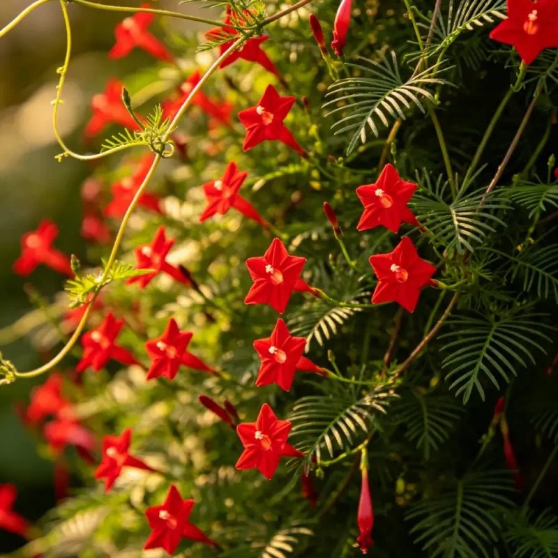 Red Cypress Vine Seeds - Verdseeds