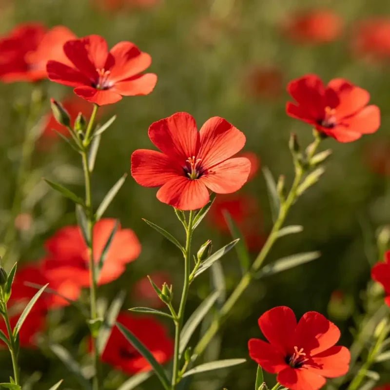 Red Perennial Flax Seeds - Verdseeds