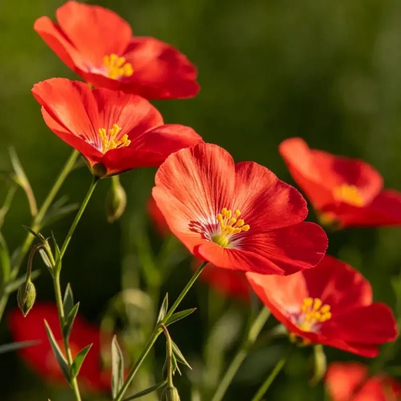Red Perennial Flax Seeds - Verdseeds