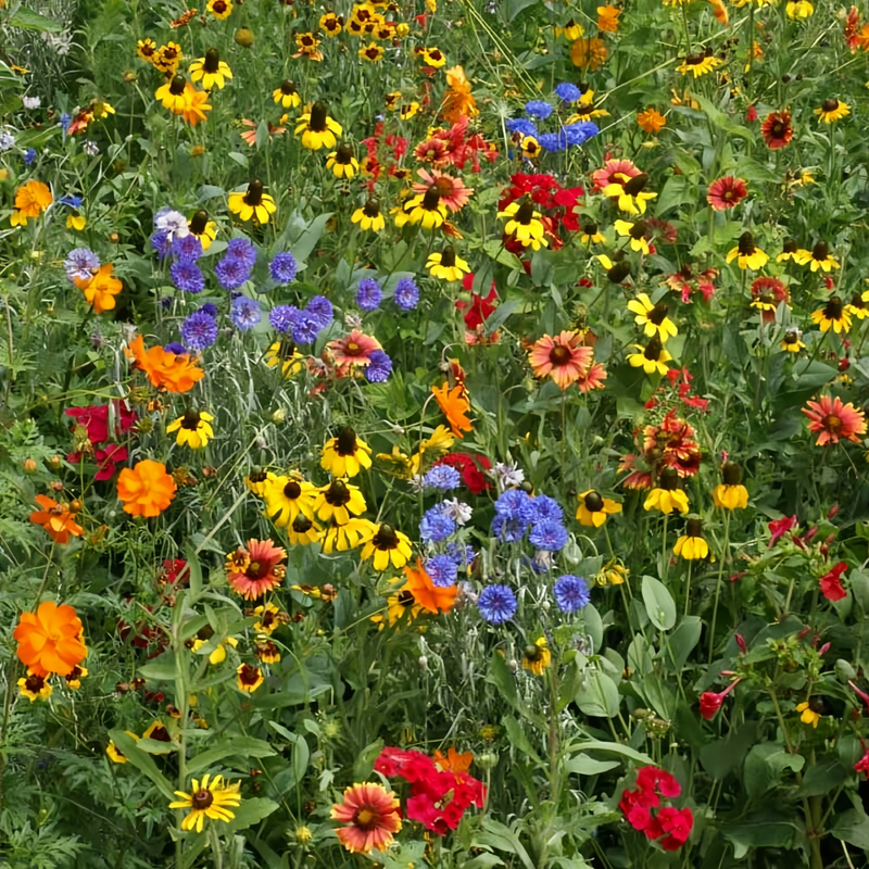 Wildflower Seeds - Dwarf Mix Includes Candytuft, Snapdragon, Clarkia Amoena, etc. - Verdseeds