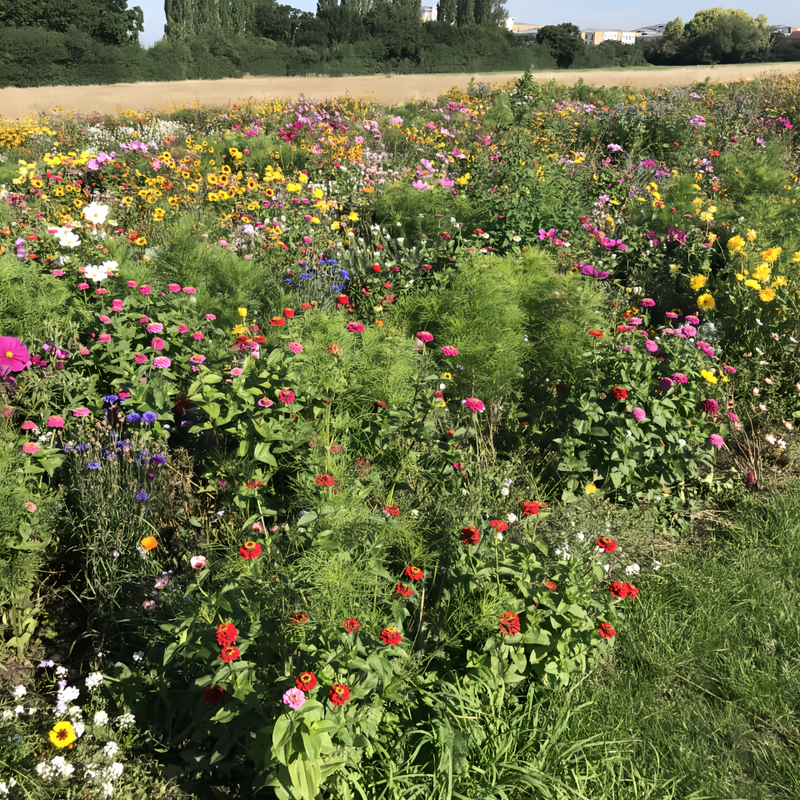 Wildflower Seeds - Rustic Charm Mix Includes Incarvillea Delavayi, Chelidonium Majus, Eryngium, etc. - Verdseeds