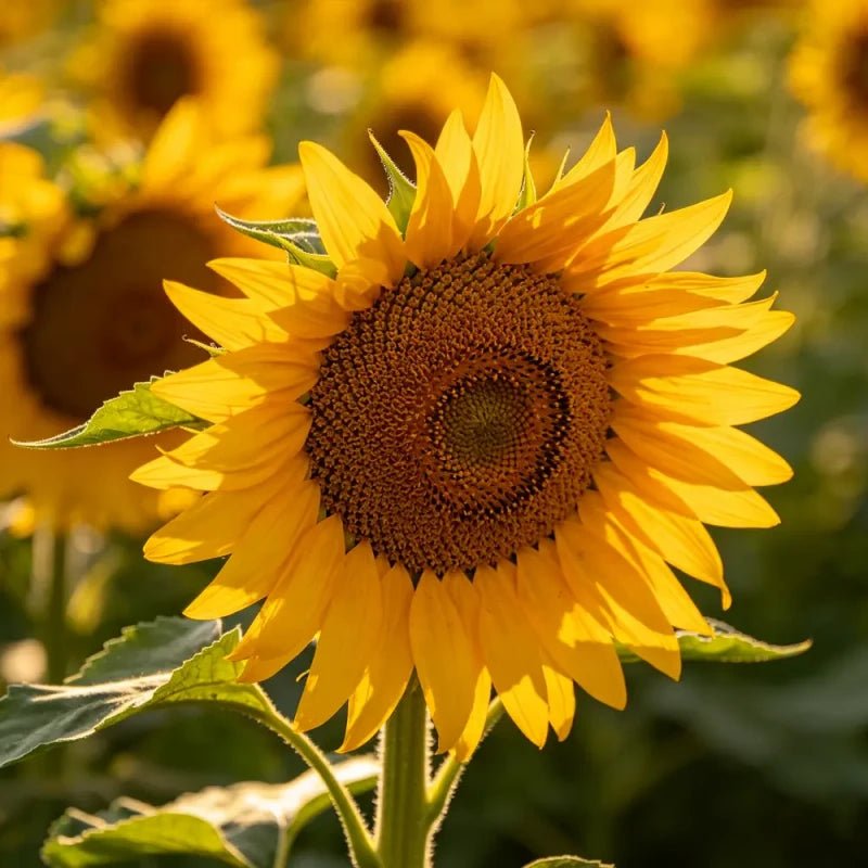 Yellow Brown Heart Sunflower Seeds - Verdseeds